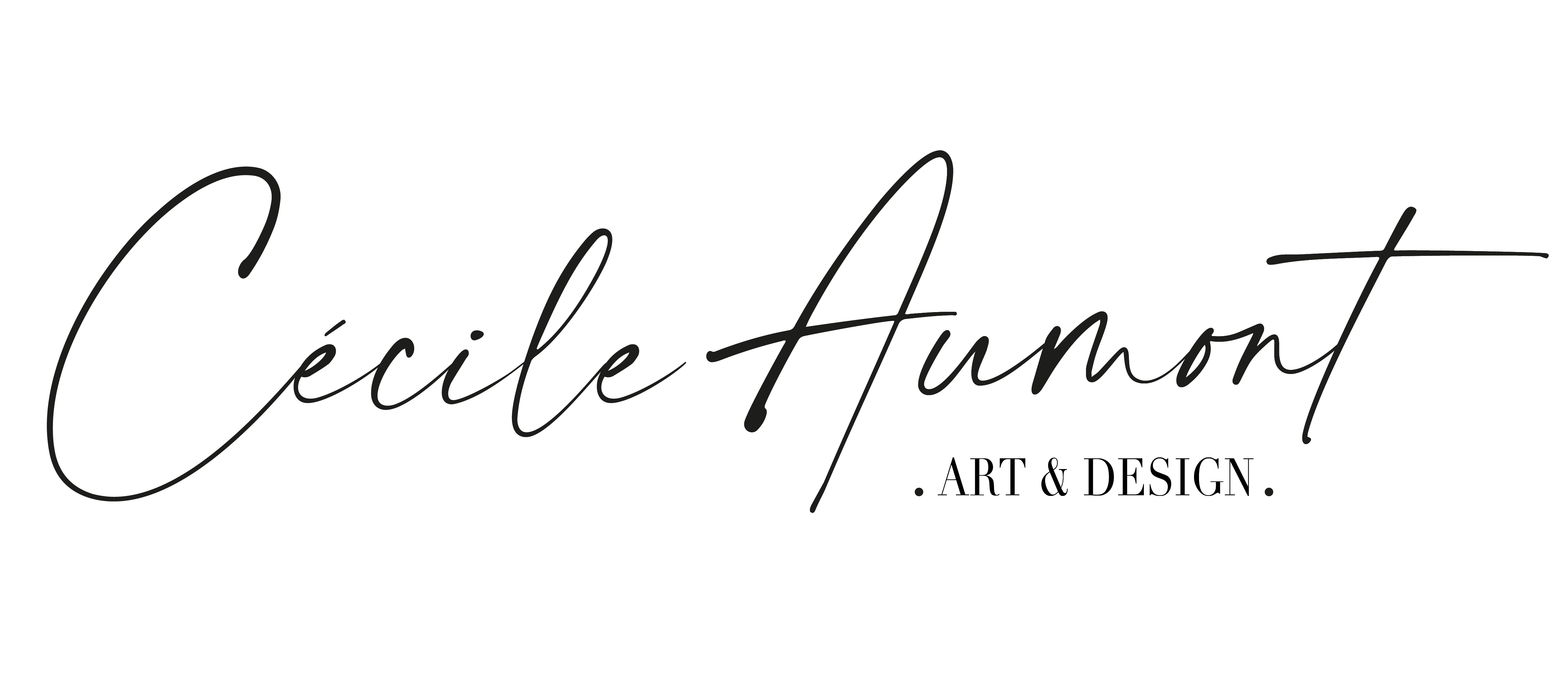 logo artiste peintre cecile aumont