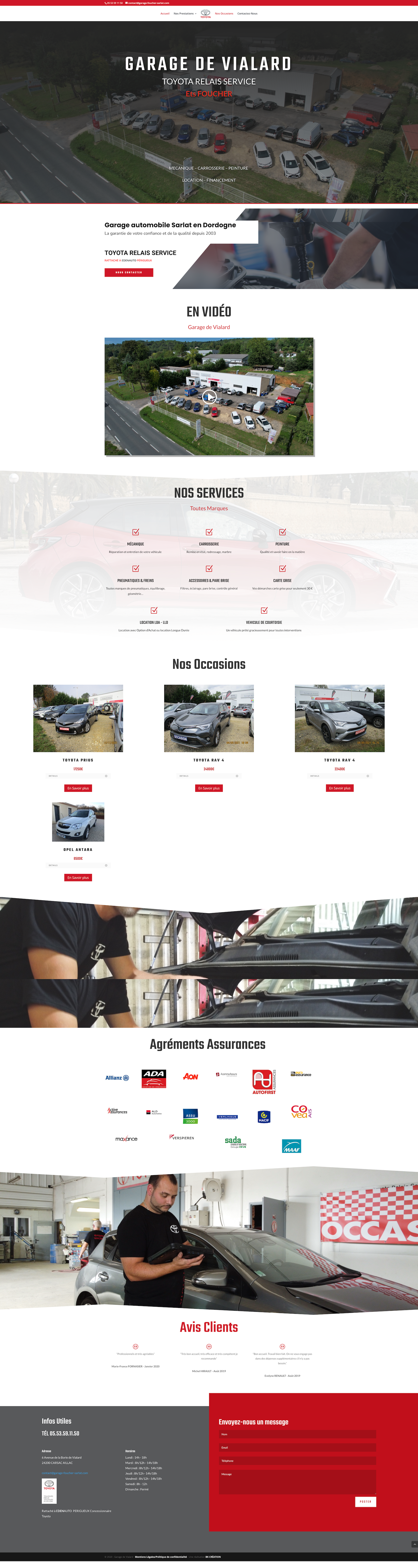 creation site internet garage automobile sarlat