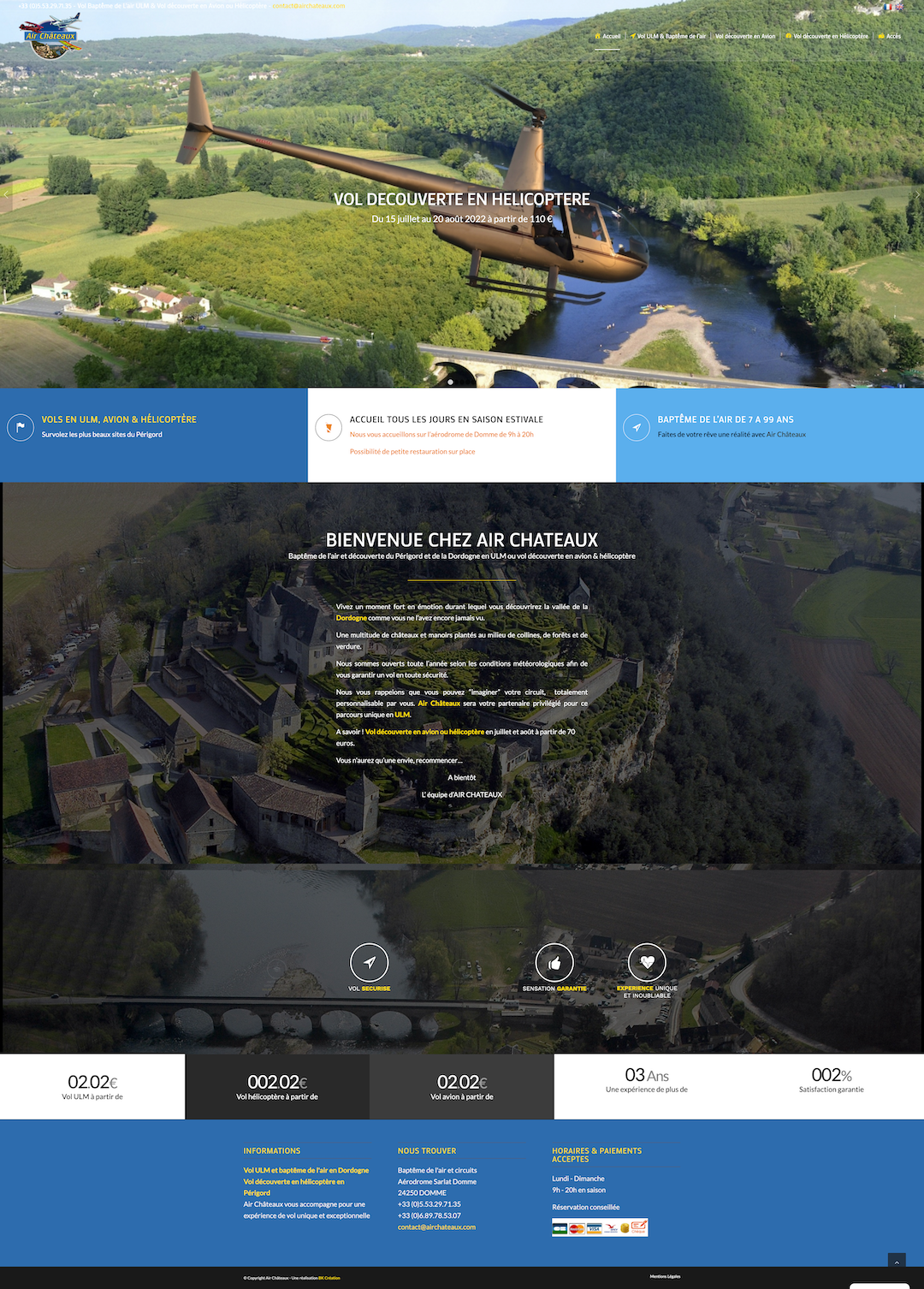 creation site internet air chateaux domme