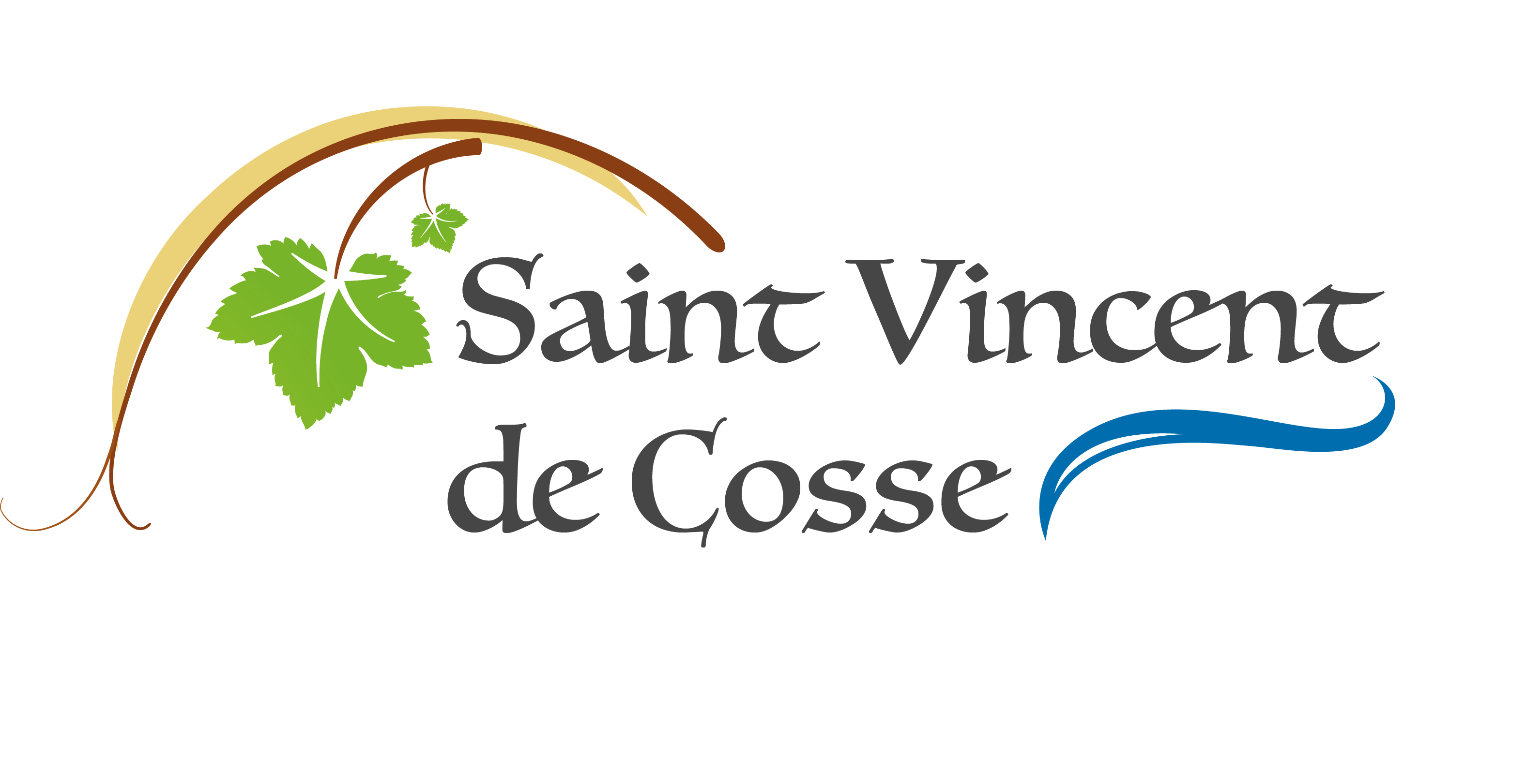 creation logo mairie de saint vincent de cosse