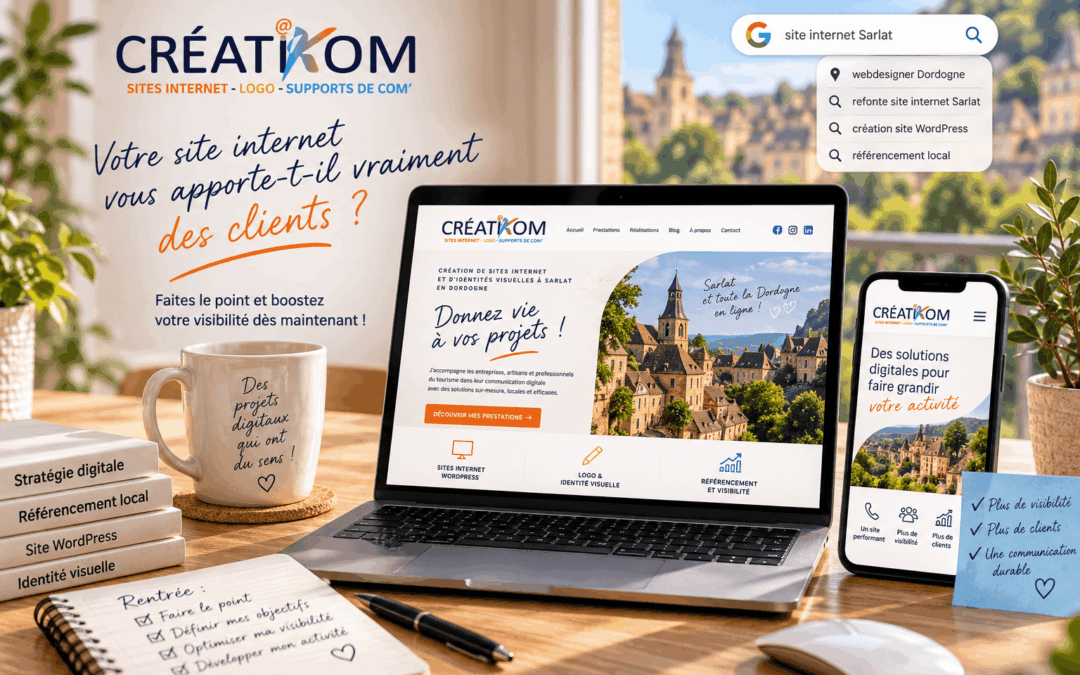Refonte site internet sarlat en Dordogne Périgord